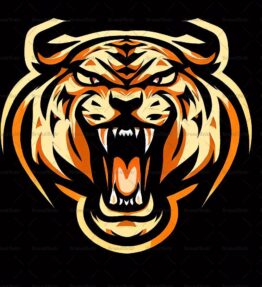 Brüllender Tiger